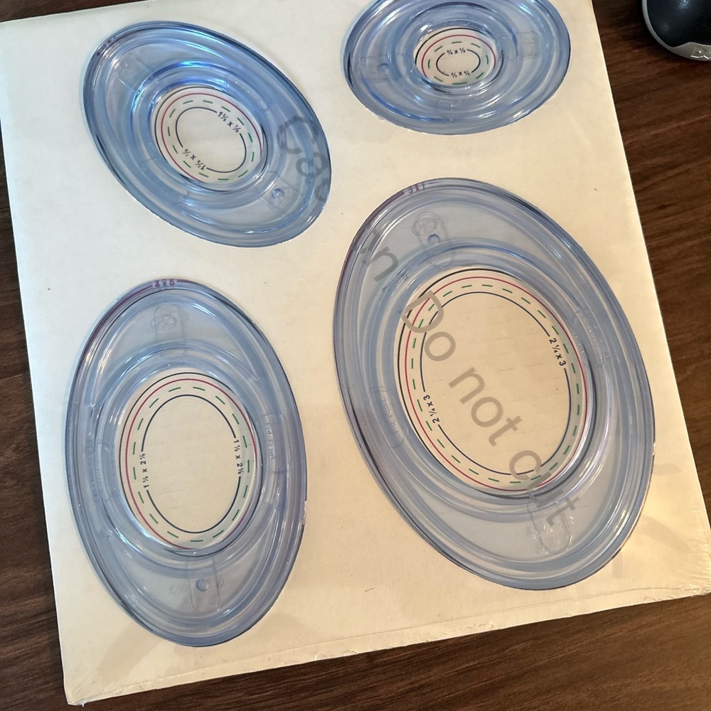 NWT Creative Memories custom cutting system Ovals